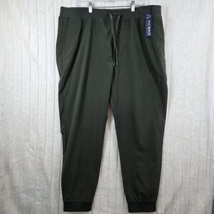 NWT RHOBACK Men's Green Performance Jogger Pants Size 3XL New
